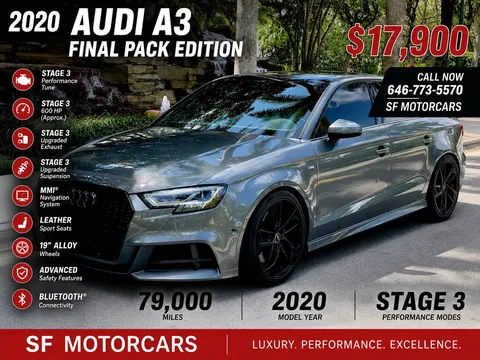 2020 Audi A3 2.0T Quattro Final Edition