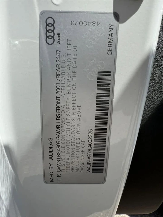 2020 Audi B9 S5 - Image 10 of 14