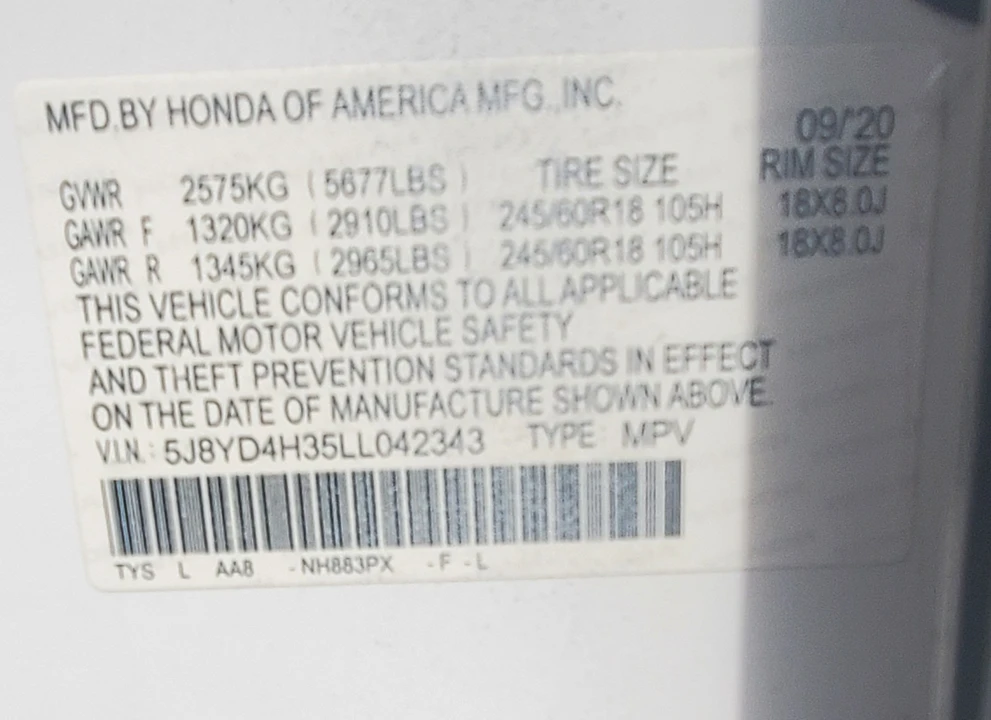 2020 Acura MDX 3rd Gen - Image 21 of 21