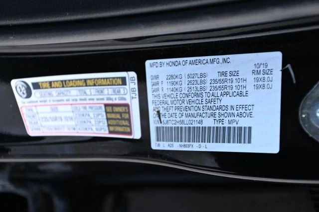 2020 Acura RDX 3rd Gen - Image 19 of 19