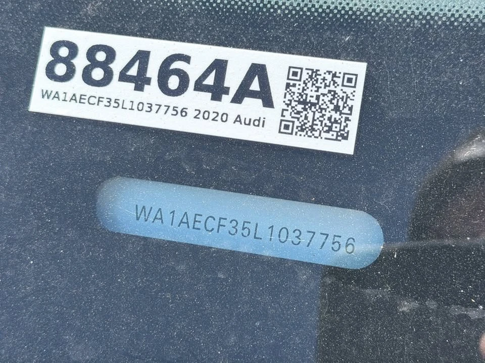 2020 Audi F3 Q3 - Image 2 of 3