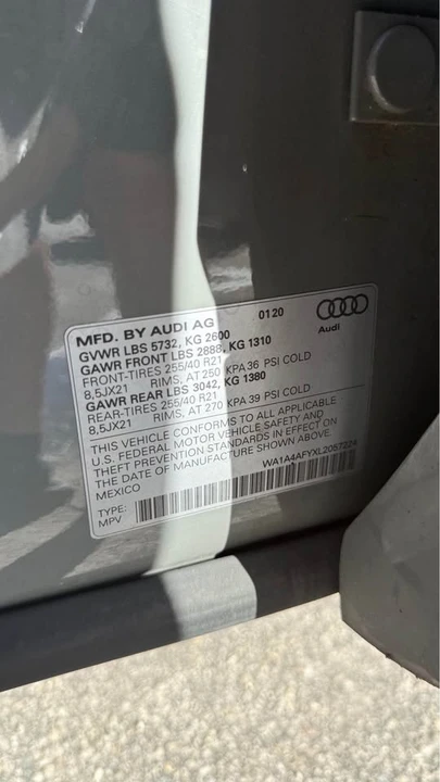 2020 Audi FY Q5 - Image 5 of 10