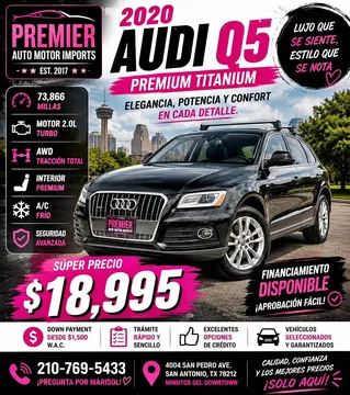 2020 Audi Q5 Premium Titanium