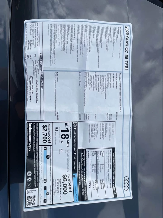 2020 Audi 4M Q7 - Image 15 of 16