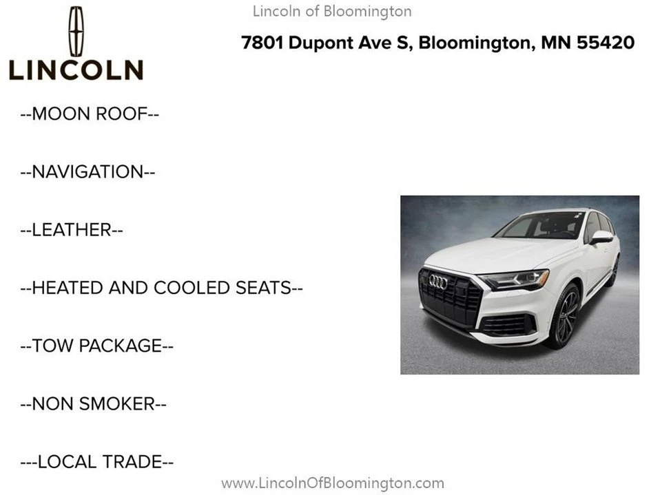 2020 Audi 4M Q7 - Image 5 of 10