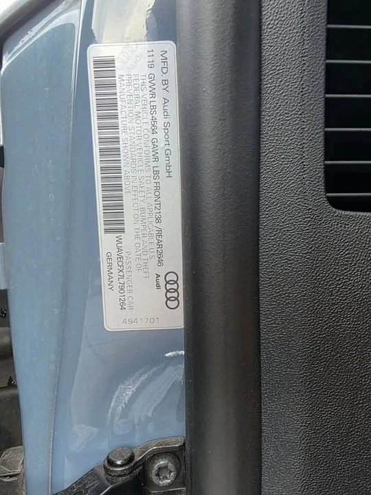 2020 Audi 4S R8 - Image 19 of 20