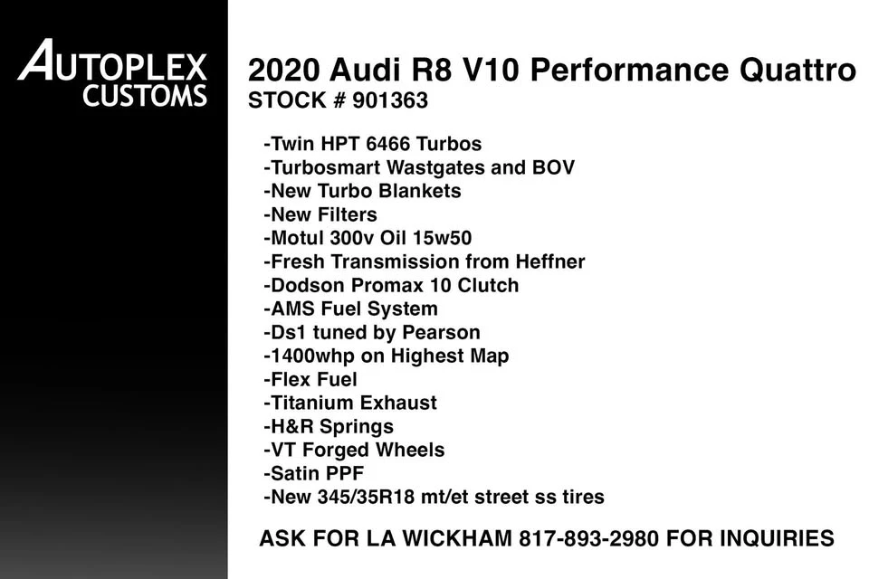 2020 Audi 4S R8 - Image 2 of 20
