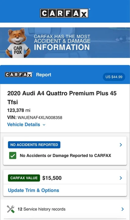 2020 Audi B9 A4 - Image 14 of 15