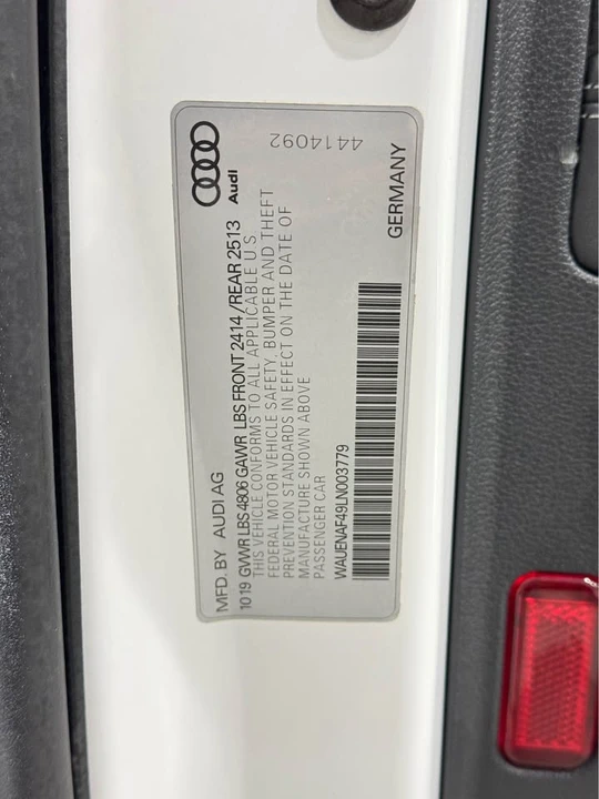 2020 Audi B9 A4 - Image 7 of 10