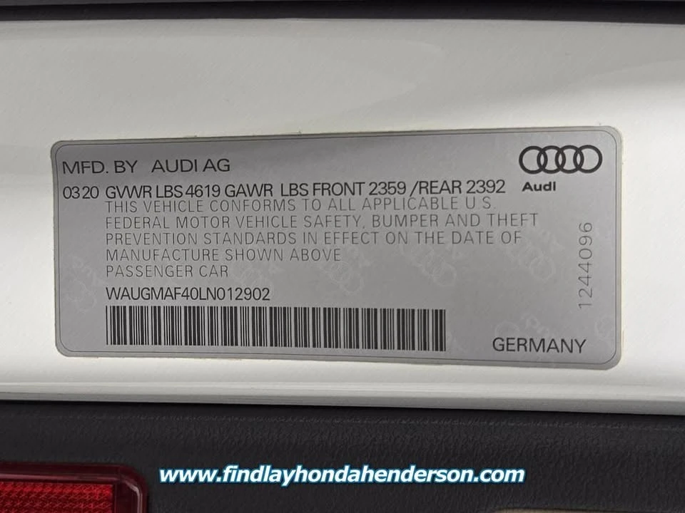2020 Audi B9 A4 - Image 13 of 20