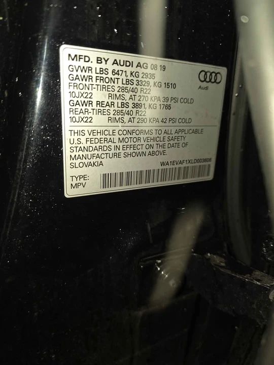 2020 Audi Q8 - Image 17 of 17