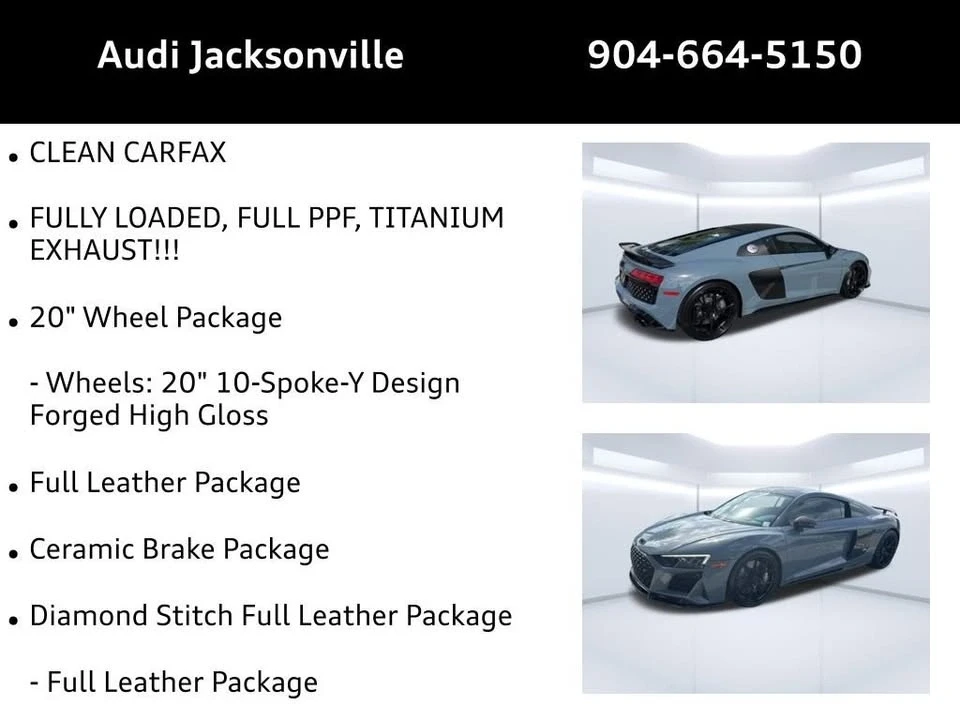 2020 Audi 4S R8 - Image 8 of 20