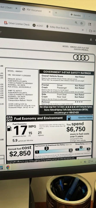 2020 Audi SQ8 - Image 13 of 13