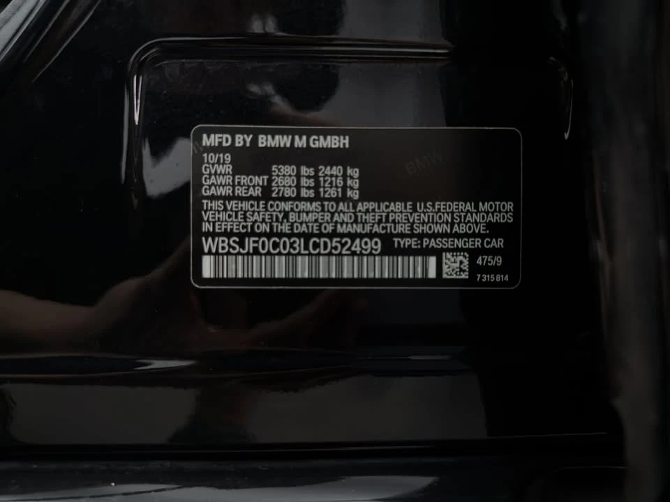 2020 BMW F90 M5 - Image 18 of 18