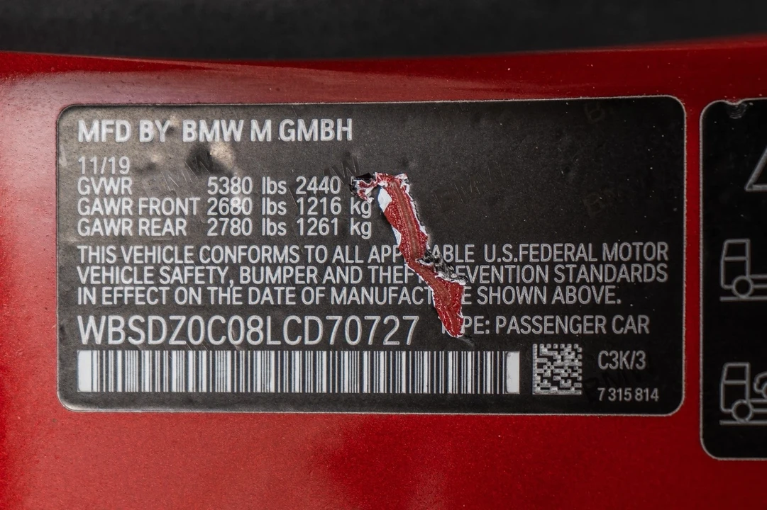 2020 BMW M8 - Image 20 of 21