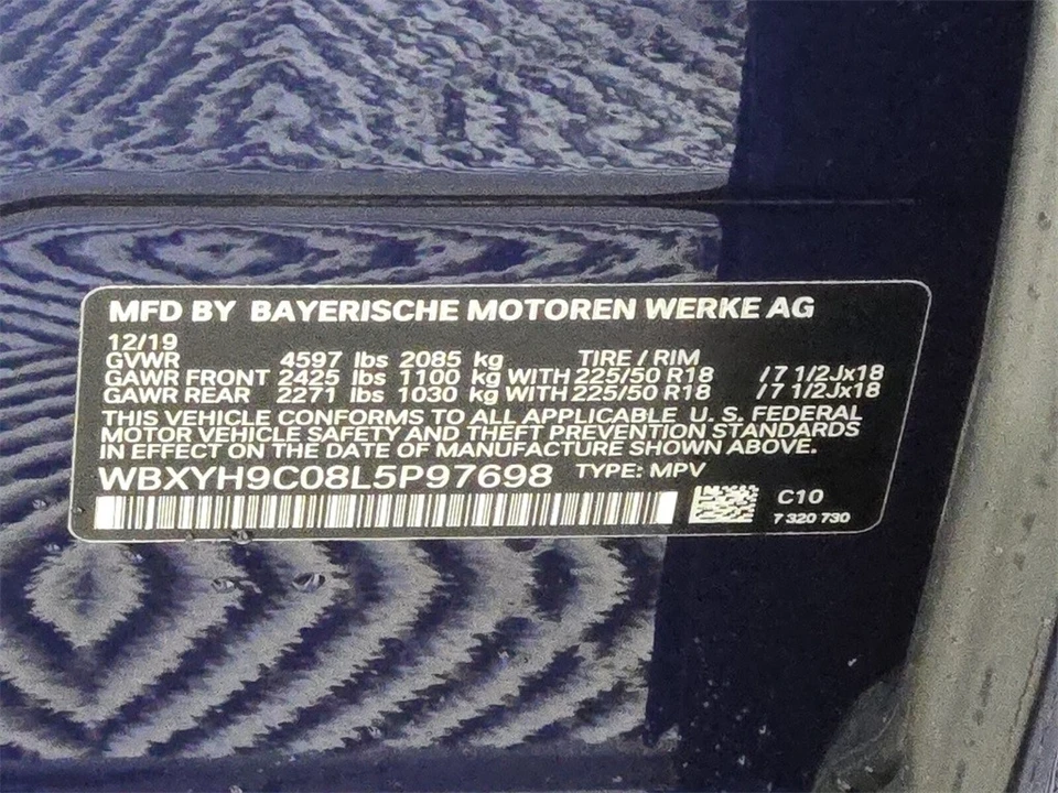 2020 BMW F39 X2 - Image 18 of 21