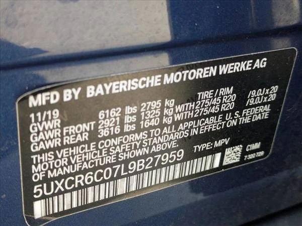 2020 BMW G05 X5 - Image 16 of 16