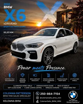 2020 BMW X6 xDrive40i