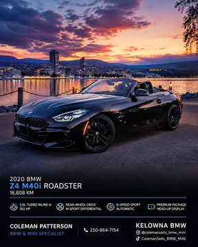 2020 BMW Z4 M40i