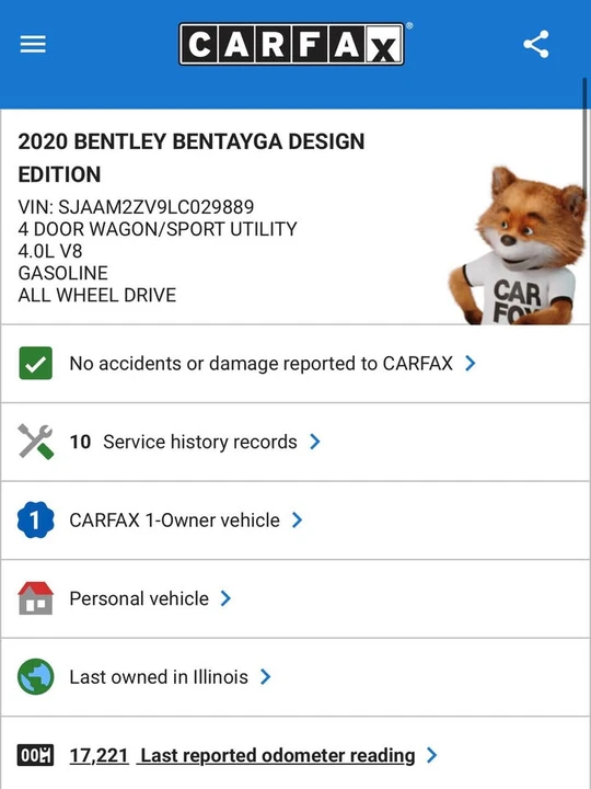 2020 Bentley Bentayga - Image 4 of 14