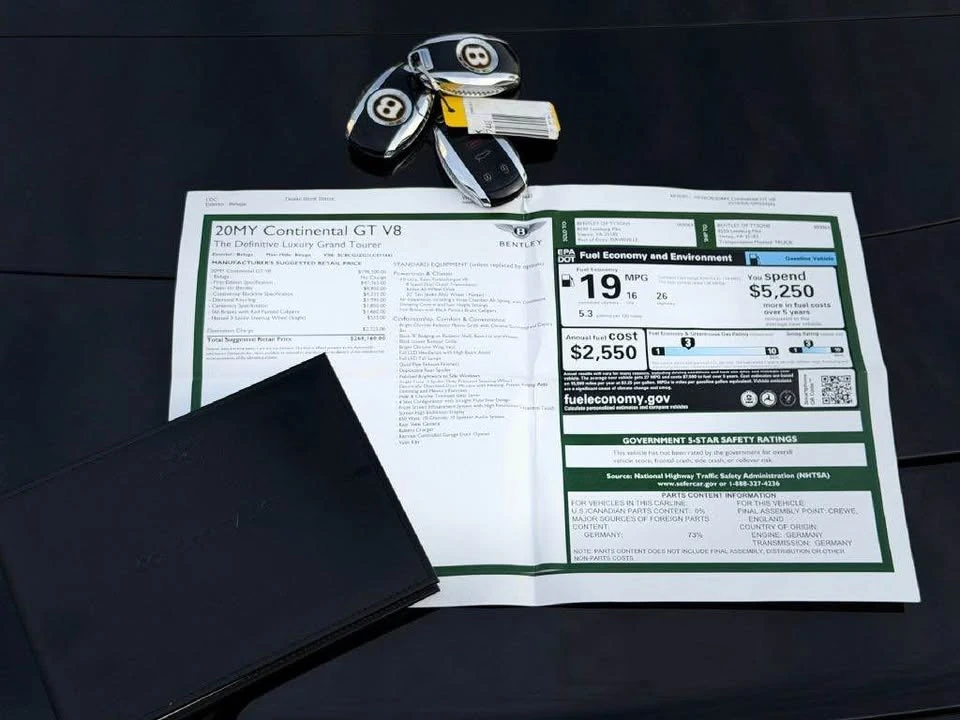 2020 Bentley Continental GT 3rd Gen - Image 20 of 20