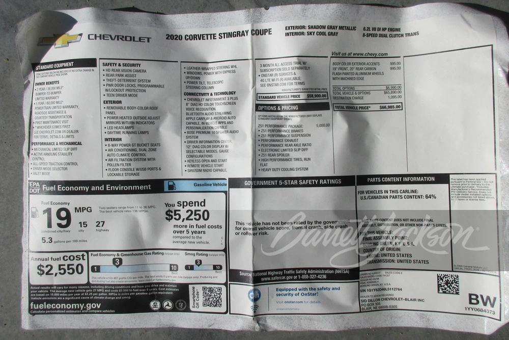 2020 Chevrolet Corvette C8 - Image 4 of 14
