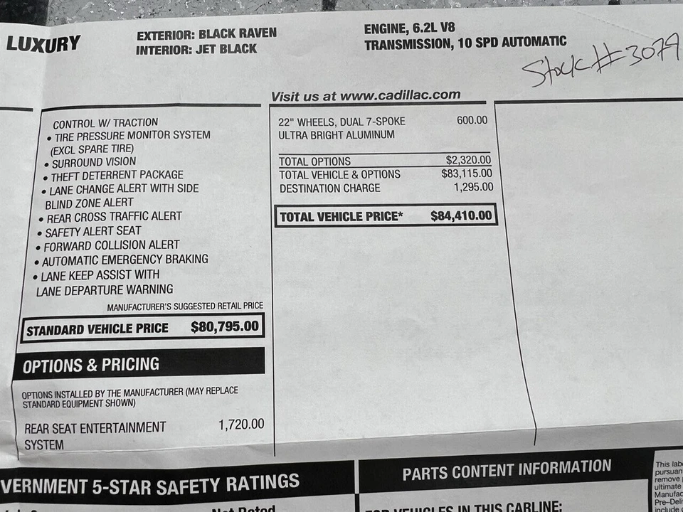 2020 Cadillac Escalade 4th Gen - Image 7 of 21