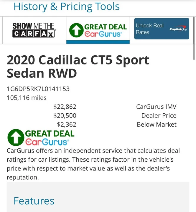 2020 Cadillac CT5 - Image 7 of 7