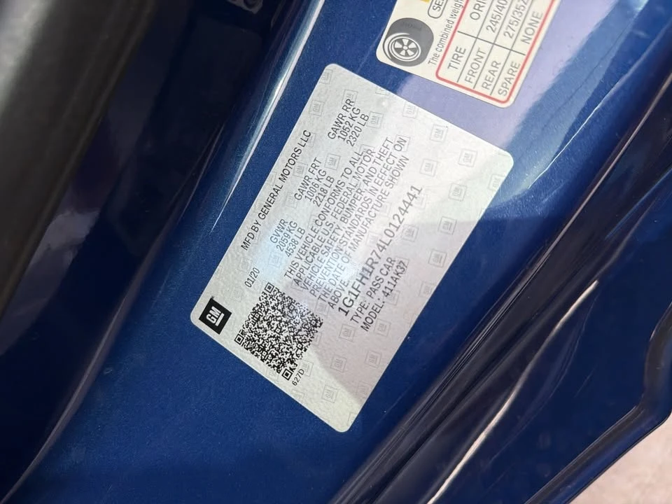 2020 Chevrolet Camaro 6th Gen - Image 7 of 9