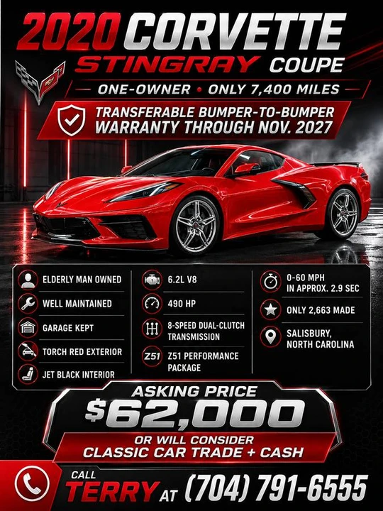2020 Chevrolet Corvette C8 - Image 2 of 14