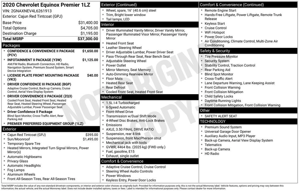 2020 Chevrolet Equinox - Image 8 of 12