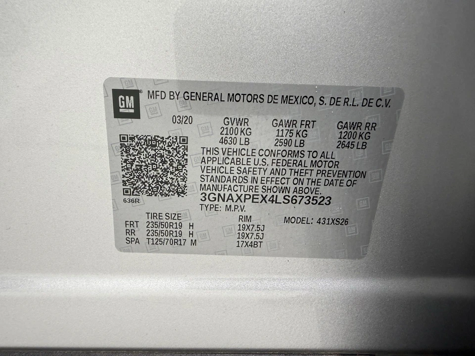 2020 Chevrolet Equinox - Image 17 of 21