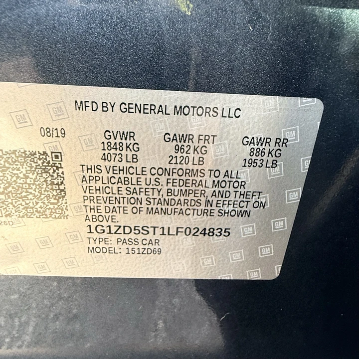 2020 Chevrolet Malibu - Image 15 of 15