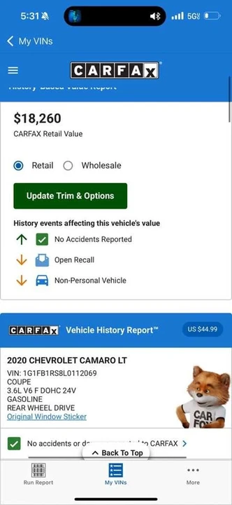 2020 Chevrolet Camaro 6th Gen - Image 15 of 16