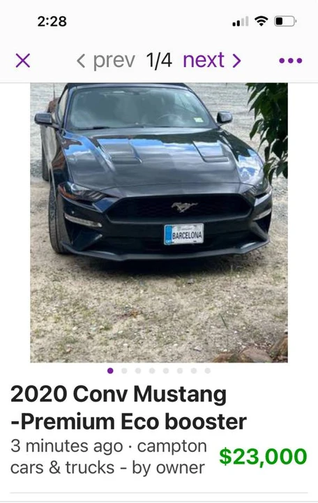 2020 Ford S550 Mustang - Image 3 of 10