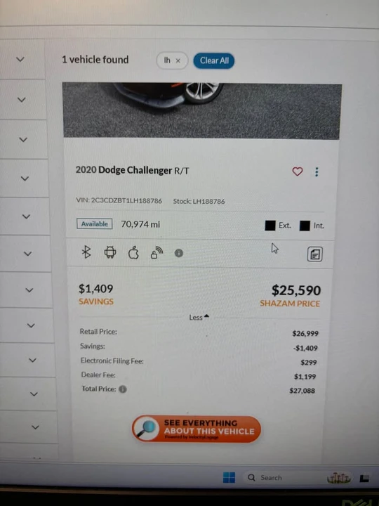 2020 Dodge Challenger 3rd Gen - Image 3 of 3
