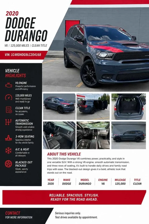2020 Dodge Durango 3rd Gen - Image 10 of 11
