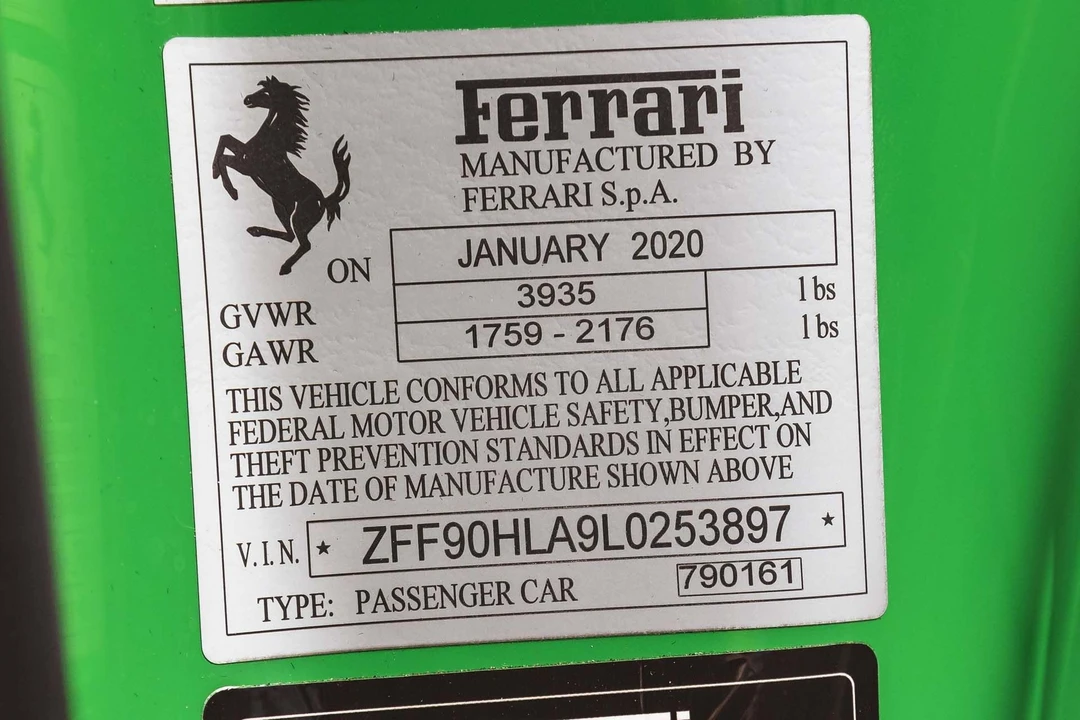 2020 Ferrari 488 Pista - Image 2 of 31