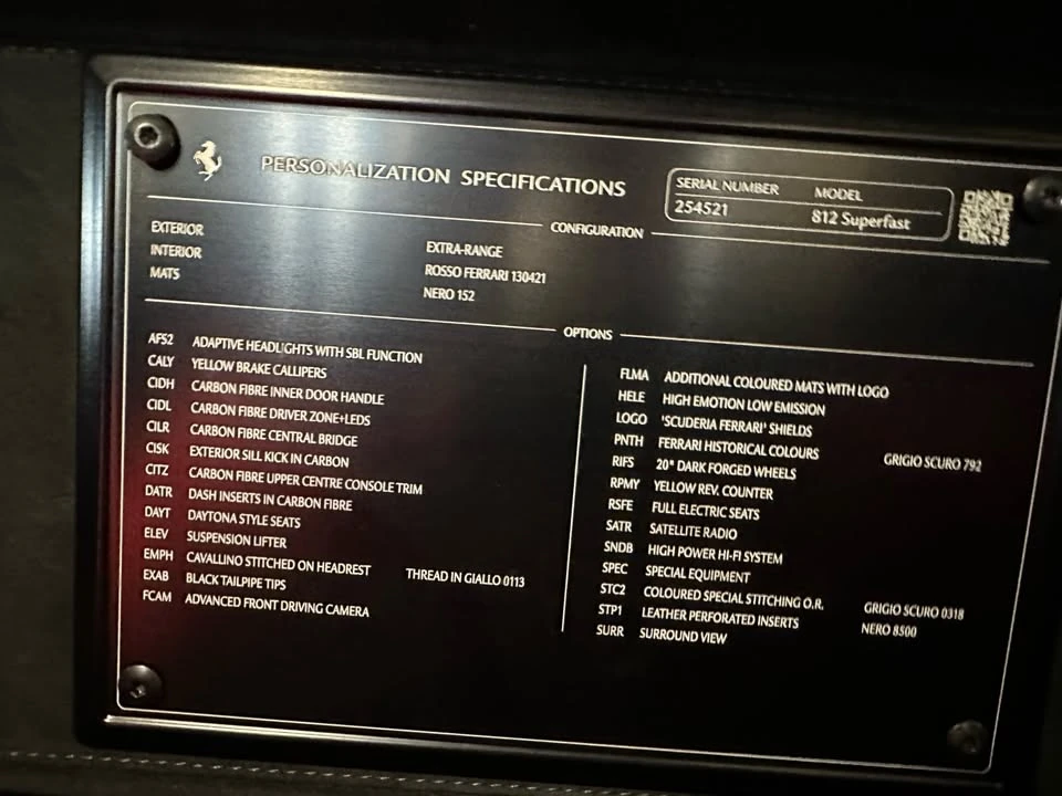 2020 Ferrari 812 Superfast - Image 2 of 3