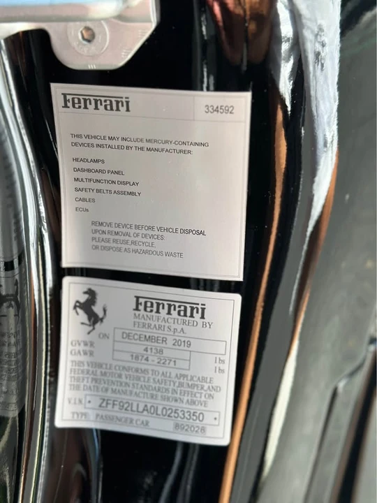 2020 Ferrari F8 Tributo - Image 19 of 20