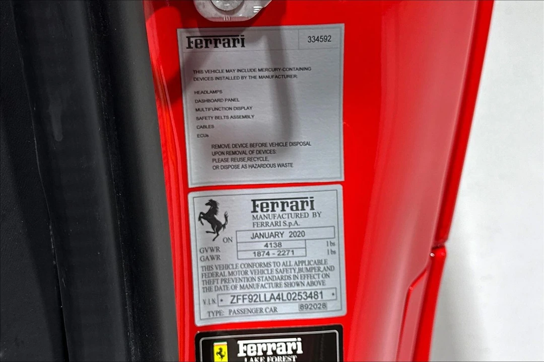 2020 Ferrari F8 Tributo - Image 17 of 30