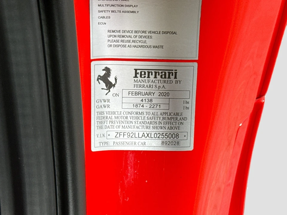 2020 Ferrari F8 Tributo - Image 25 of 29
