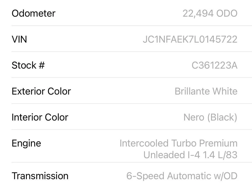 2020 Fiat 124 Spider - Image 5 of 5