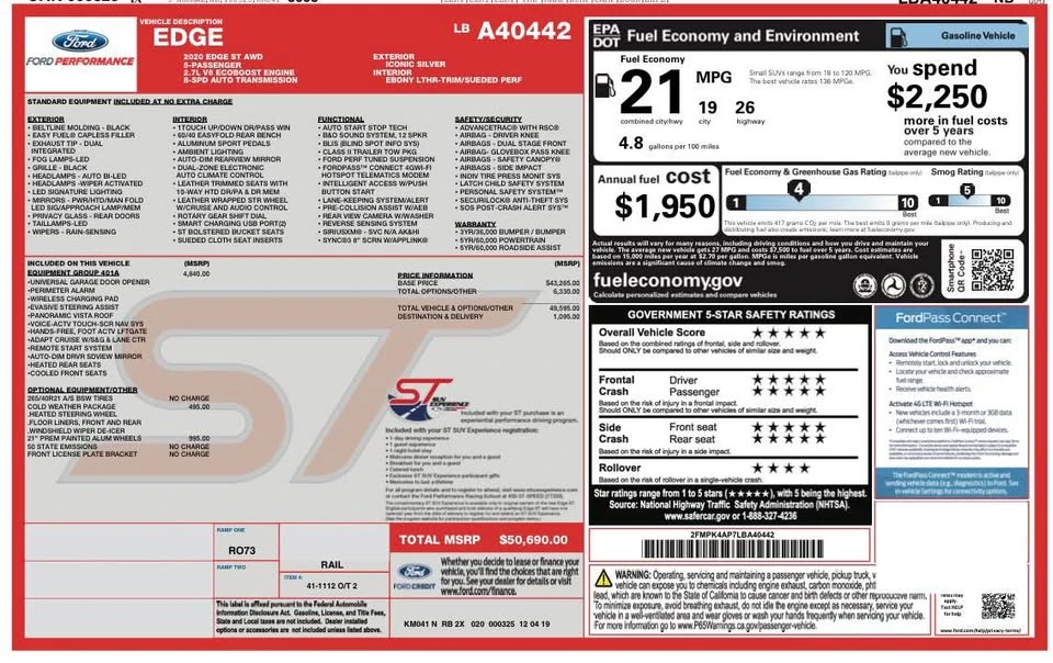 2020 Ford Edge - Image 17 of 18