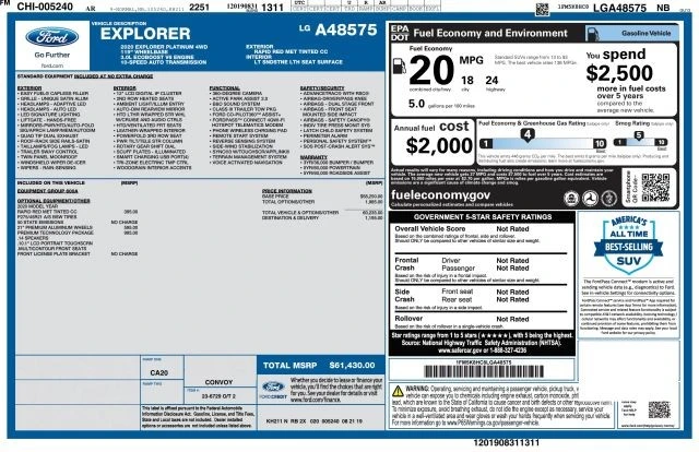 2020 Ford Explorer 6th Gen - Image 3 of 21