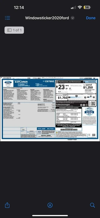 2020 Ford Explorer 6th Gen - Image 21 of 21