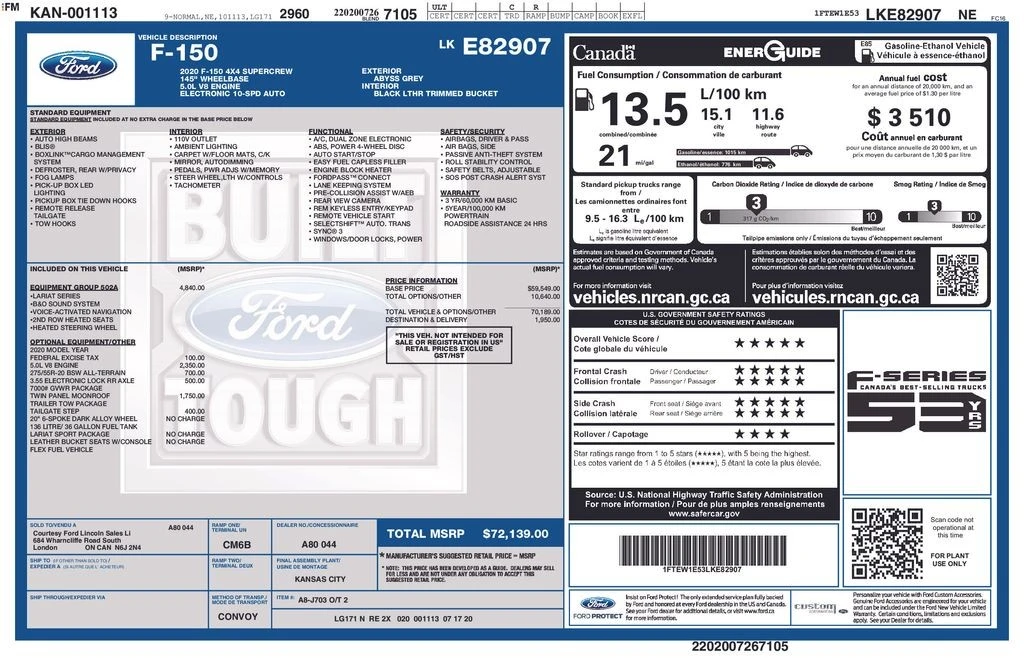 2020 Ford F-150 13th Gen - Image 4 of 12