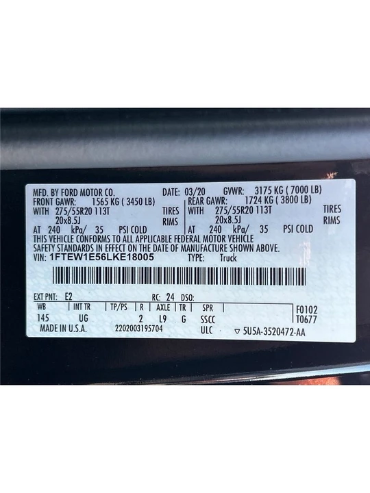2020 Ford F-150 13th Gen - Image 11 of 12