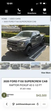 2020 Ford F-150 Raptor