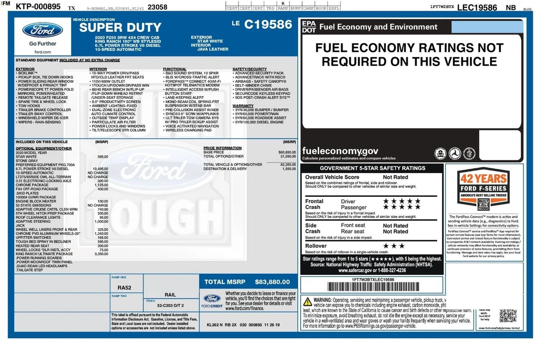 2020 Ford Super Duty 4th Gen - Image 4 of 12
